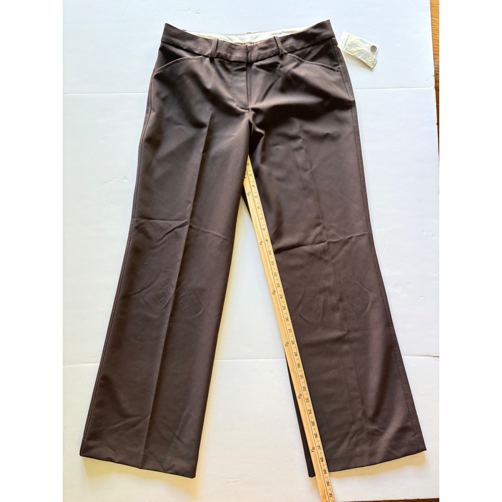 Worthington Dress Pants Womens 8P Brown Polyester Stretch Modern Fit NWT